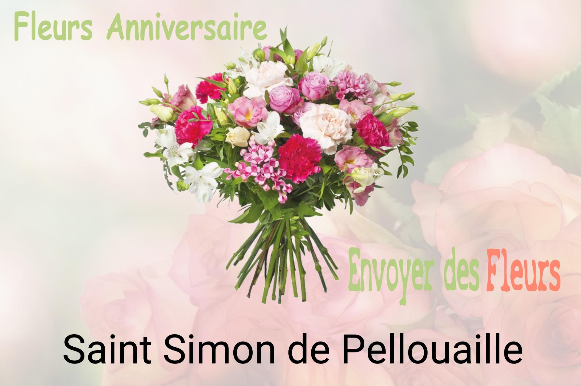 Bouquet de fleurs d’anniversaire livré à Saint-Simon-de-Pellouaille