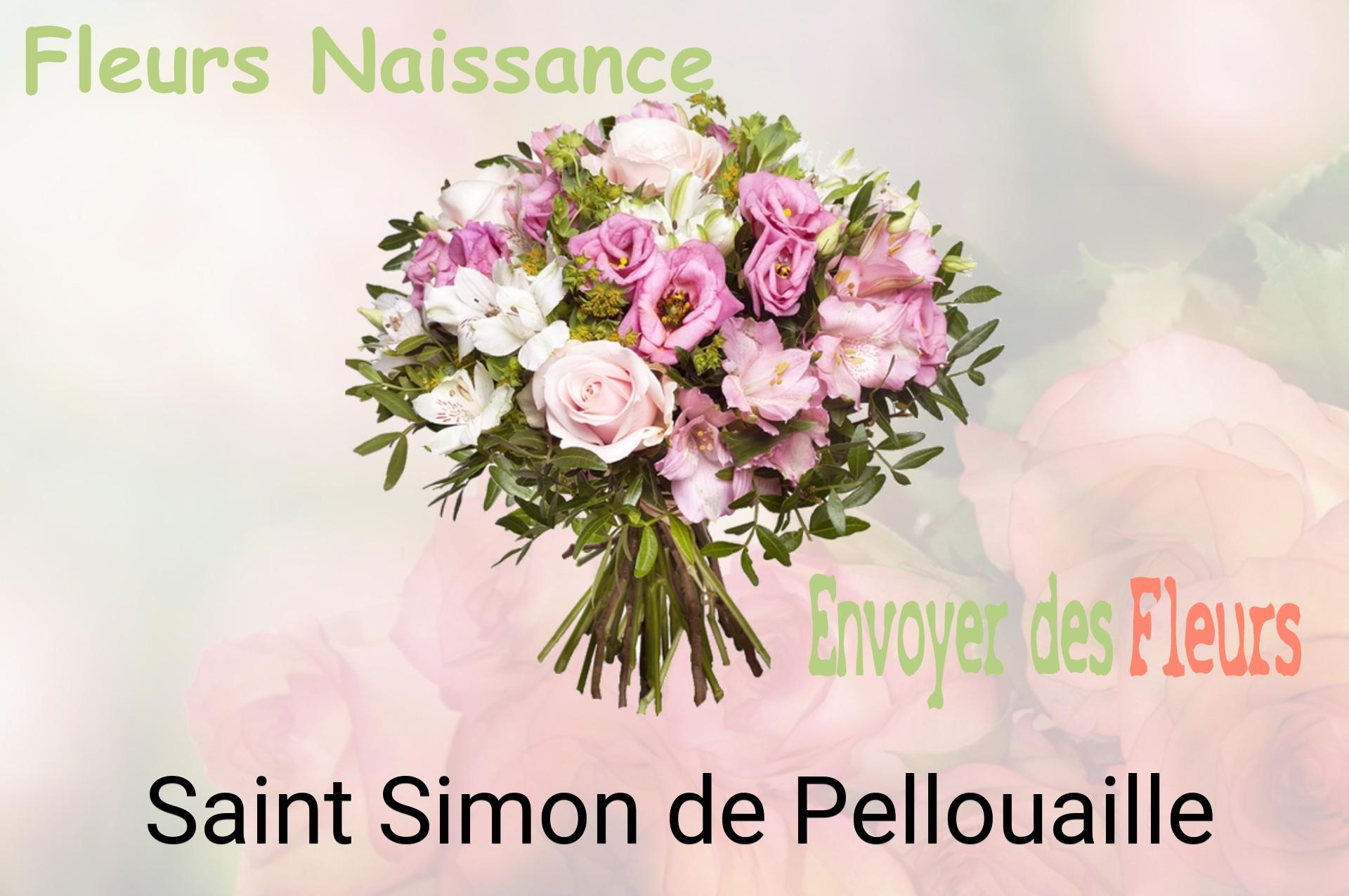 Bouquet de fleurs de naissance livré à Saint-Simon-de-Pellouaille